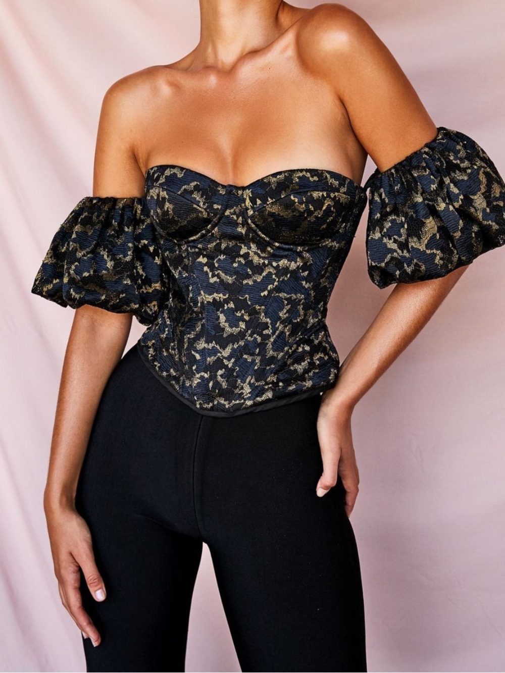 House of CB corset top no sleeves
